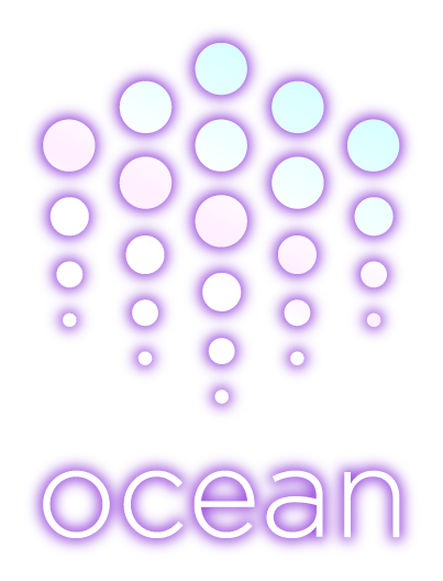 Ocean Protocol Logo with Purple Glow